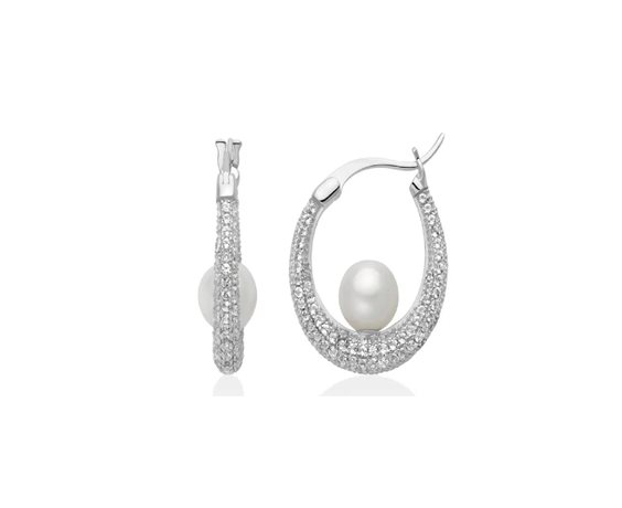 Orecchini Miluna Donna in Argento Perla PER2934 - PER2934